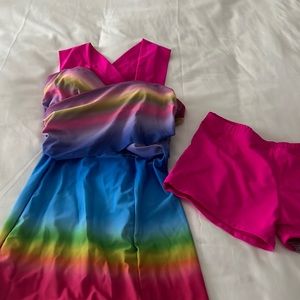 Modest Bathing suit dress top and bottoms never worn